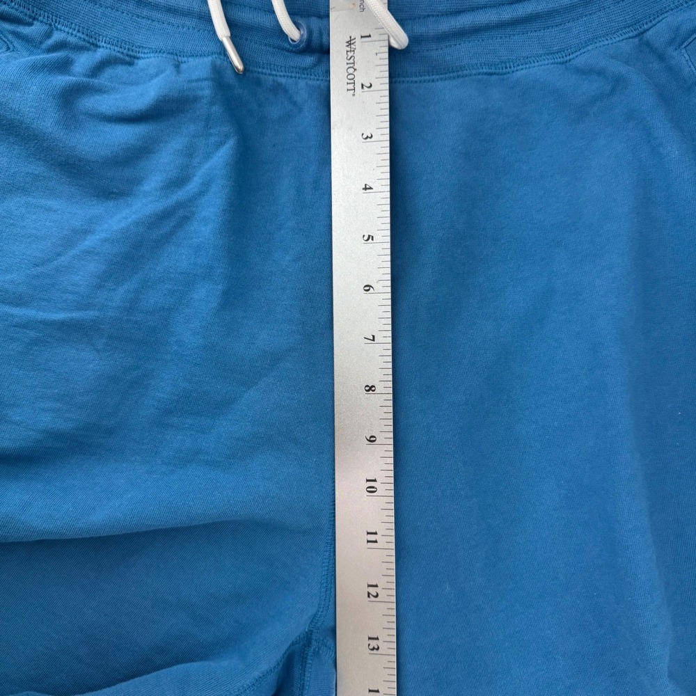 Nike Sportswear Alumni Shorts Mens XXL Blue Graphic Logo Raw Hem‎ 836277-457 - Picture 6 of 9